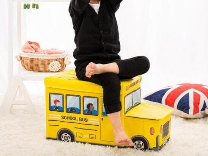 torage Box / Cartoon Storage BUS Kotak peyimpanan mainan toys