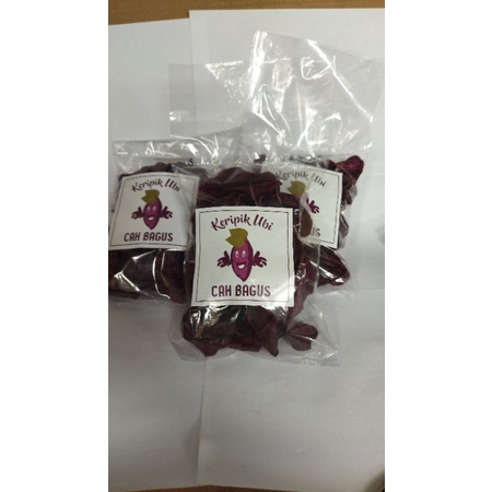 

kripik ubi ungu (kubi) kualitas A kemasan 95gram