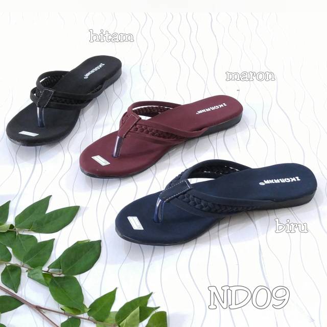 OBRAL CUCI GUDANG BORNEO SANDAL JEPIT TALI  ND09