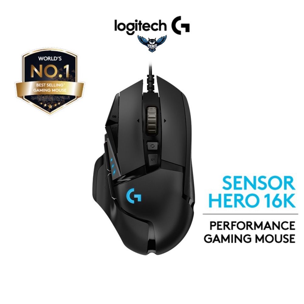 Logitech G502 HERO High Performance Mouse Gaming Wired RGB