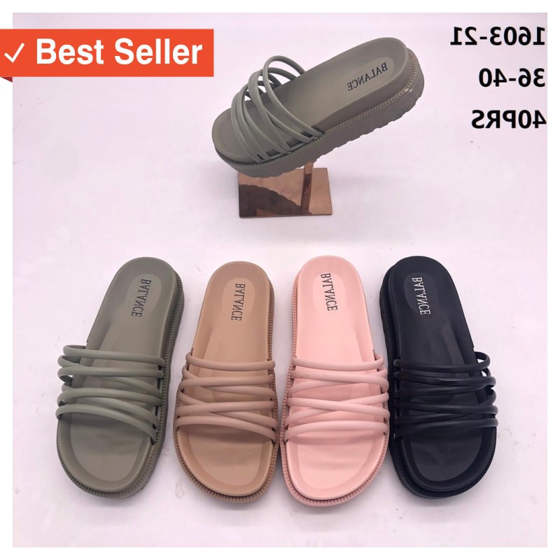 SANDAL WANITA KAKI MURAH / balance 1603-21/wedges jelly wanita/sandal jelly balance/sandal wanita