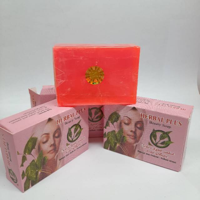 Herbal Plus Beauty Transparant Soap 70 gr Rumah Cantik 354 Sabun Batang yang Dapat Mencerahkan dan Membersihkan Kulit Wajah