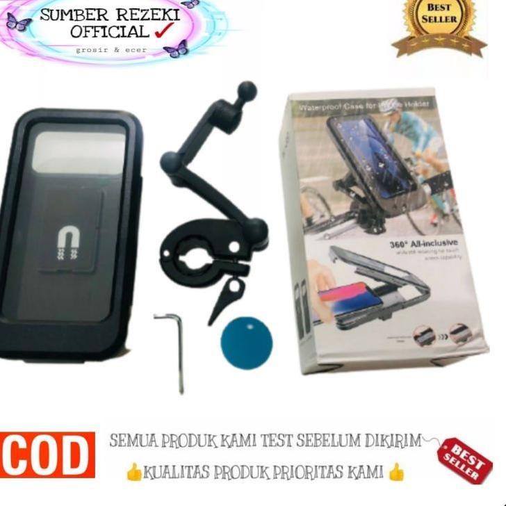 ⁂Terlaku.➧ KAYGZ SR - Holder HJ 89 360 motor Stang /sepeda waterproof HJ-89 360 card holder HP motor