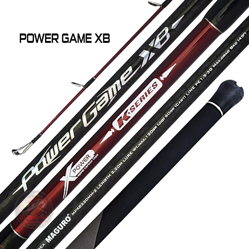 Joran Pancing Maguro POWER GAME XB 220MH-2 I Popping Rod I Fuji Ring Alconite