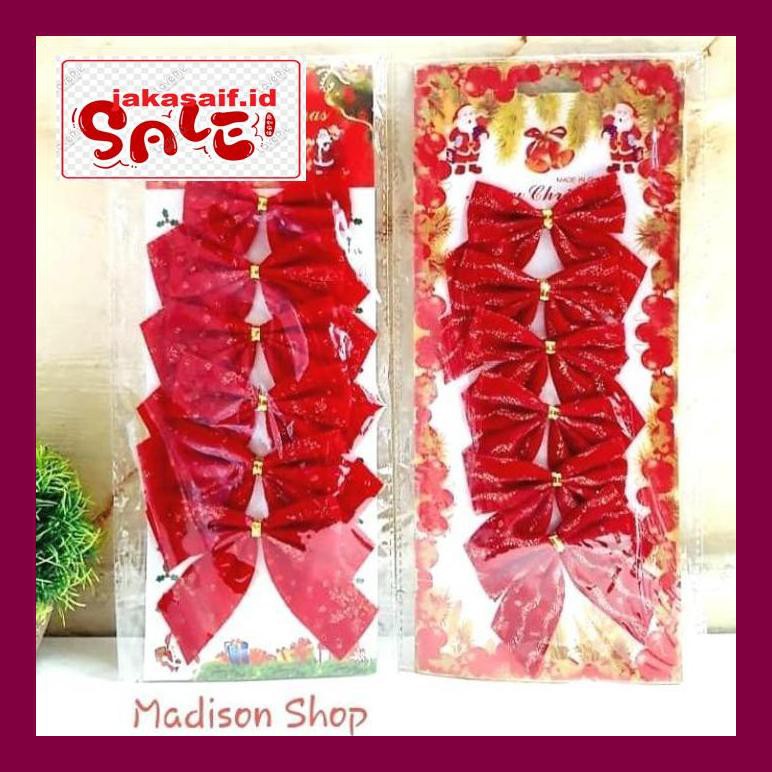 

Natal Aks- Pita Natal Motif Isi 6 Dekorasi Natal Hiasan Parcel Merry Christmas 790Natt