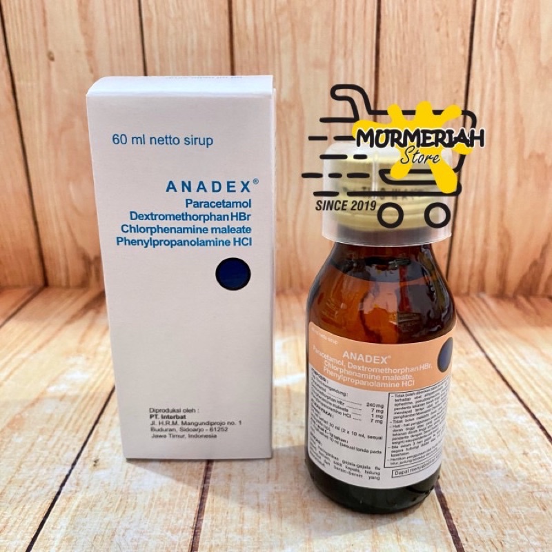 ANADEX SIRUP 60 ml-Syrup Obat Flu,Batuk & Pilek