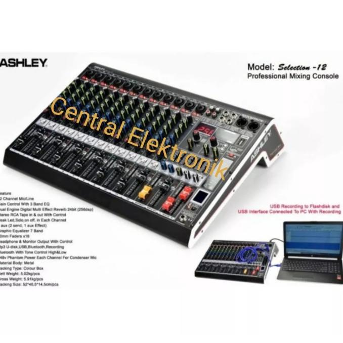 Mixer Audio Ashley Selection 12 Original 12 Channel