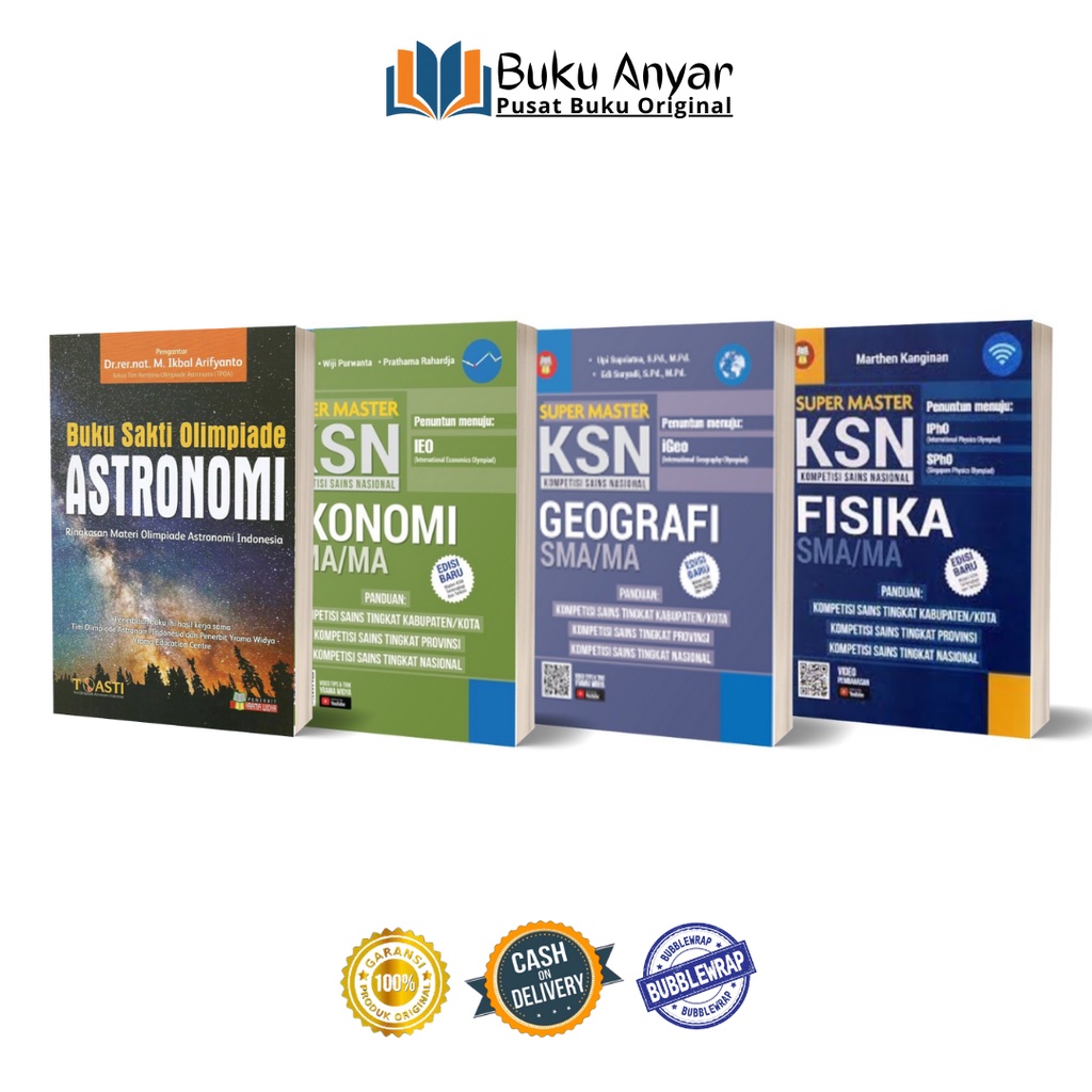 SUPER MASTER KSN SMA / MA BIOLOGI KIMIA KEBUMIAN MATEMATIKA FISIKA EKONOMI GEOGRAFI BUKU SAKTI ASTRONOMI (materi ksn terlengkap dan terkini)-1