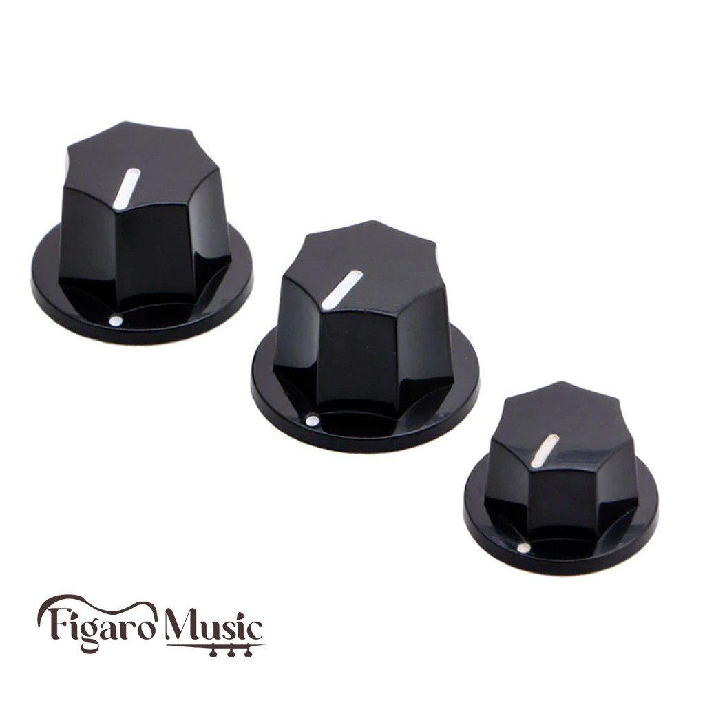 Knop Fender Jazz Bass - 1 Set Hitam