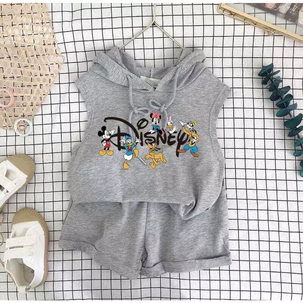 Setelan hoodie anak cowok Set anak laki laki dan perempuan