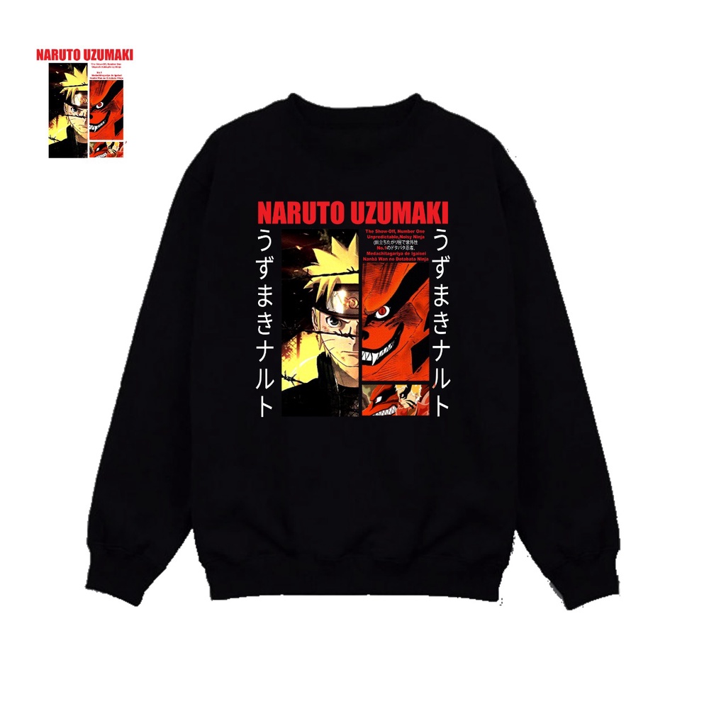 Sweater anime naruto Uzumaki x kurama