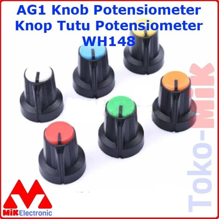 AG1 KNOB POTENSIO METER KENOB KNOP TUTUP POTENSIOMETER WH148 AG1