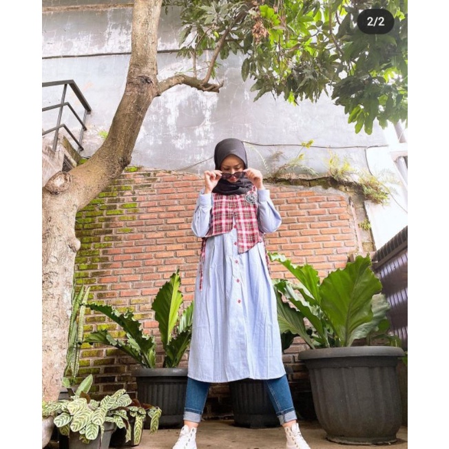 NEW tunik rompi Nabila by Esemel boutique