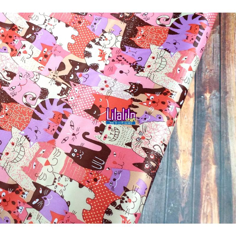 KAIN LC MOTIF KUCING