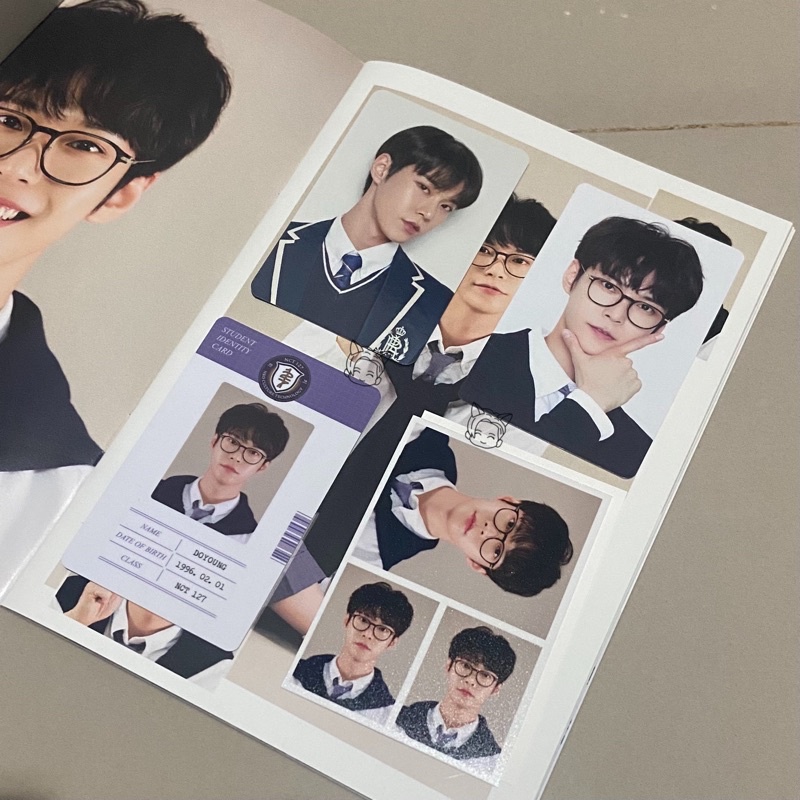 NCT 127 DOYOUNG Back To School 2021 PC set + withdrama 2019 bene
