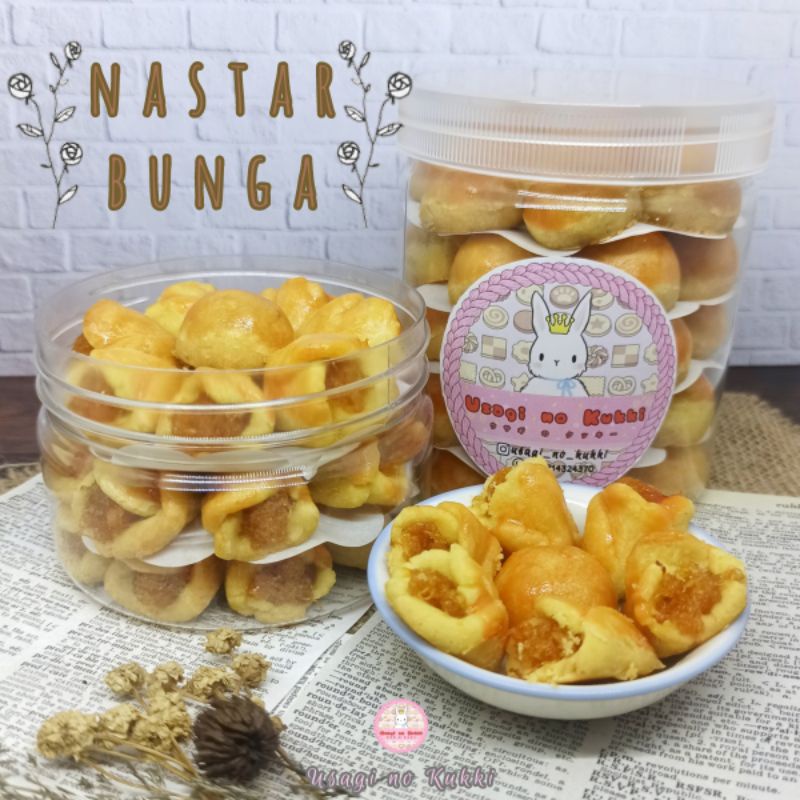 

Nastar Bunga, Kue Kering Nastar berbentuk Bunga (S)