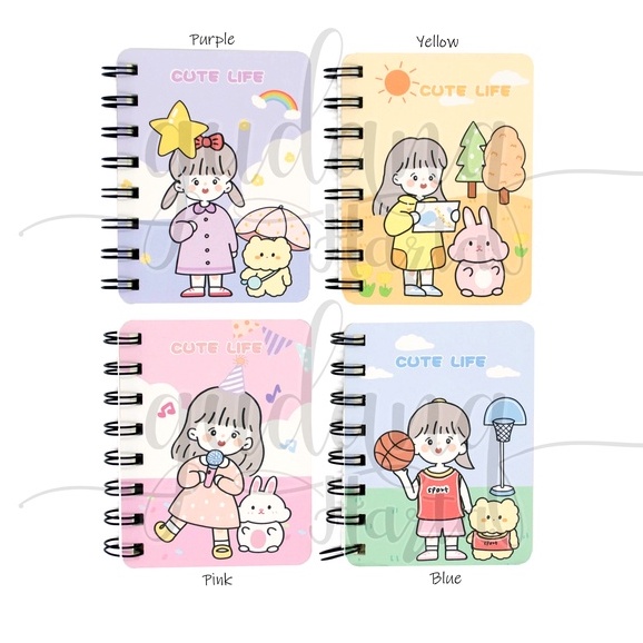 

GCC Notebook A7 Spiral Cute Girl Life Buku Motif Cewek Imut GCC 308753