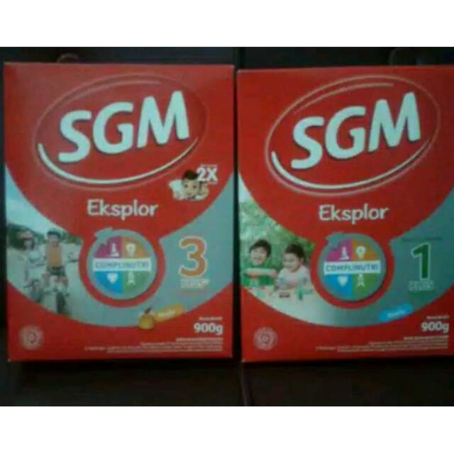 SGM  eksplor 1+, 3+ dan 5+ 900gr 900