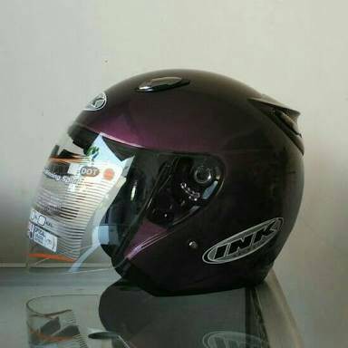HM-972 Helm Ink Centro Original Ungu Violet  Murah