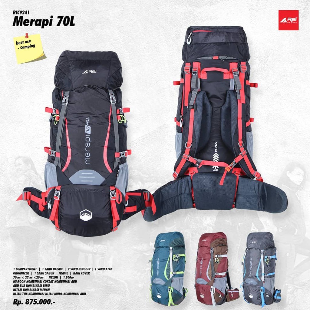 CARRIER REI MERAPI 60+5L