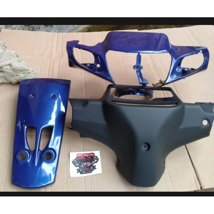 body motor fiz r.. Batok depan belakang + panel dasi depan Fiz R biru