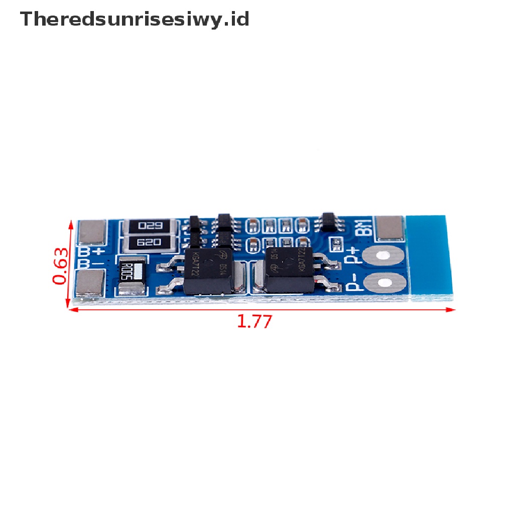 (Theredsunrisesiwy.Id) 2s 8a 7.4v Balance Board Charger Baterai Li-Ion Lithium 18650 Bms