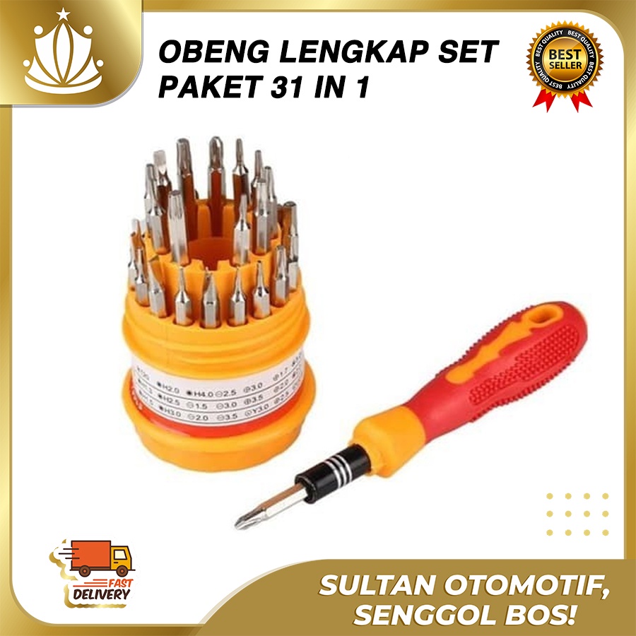 Obeng Set 31 in 1 / Obeng Service Handphone 31in1 / Multi Screwdriver