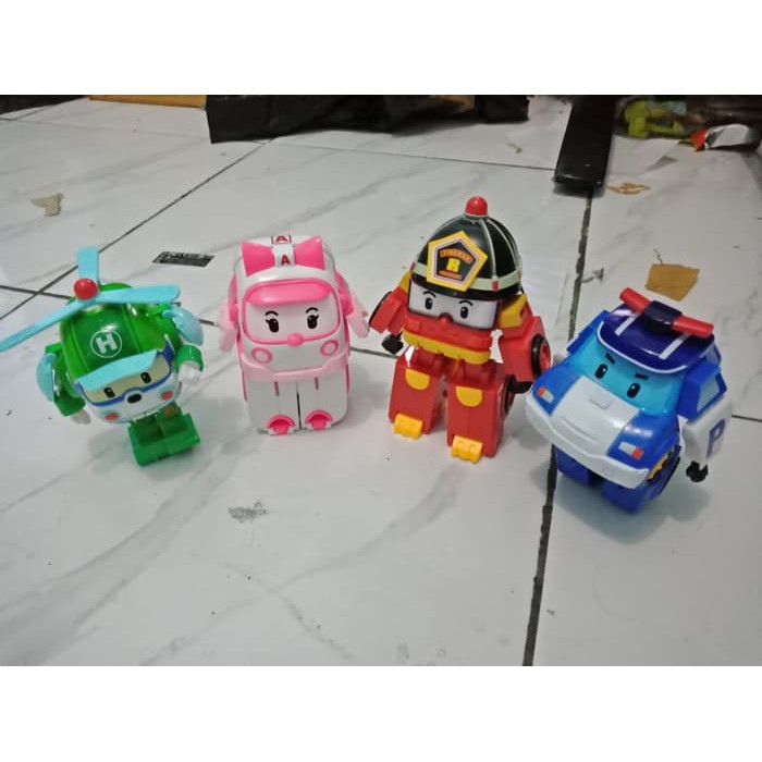 "MAINAN ROBOCAR POLI TRANSFORM SATUAN TERMURAH"