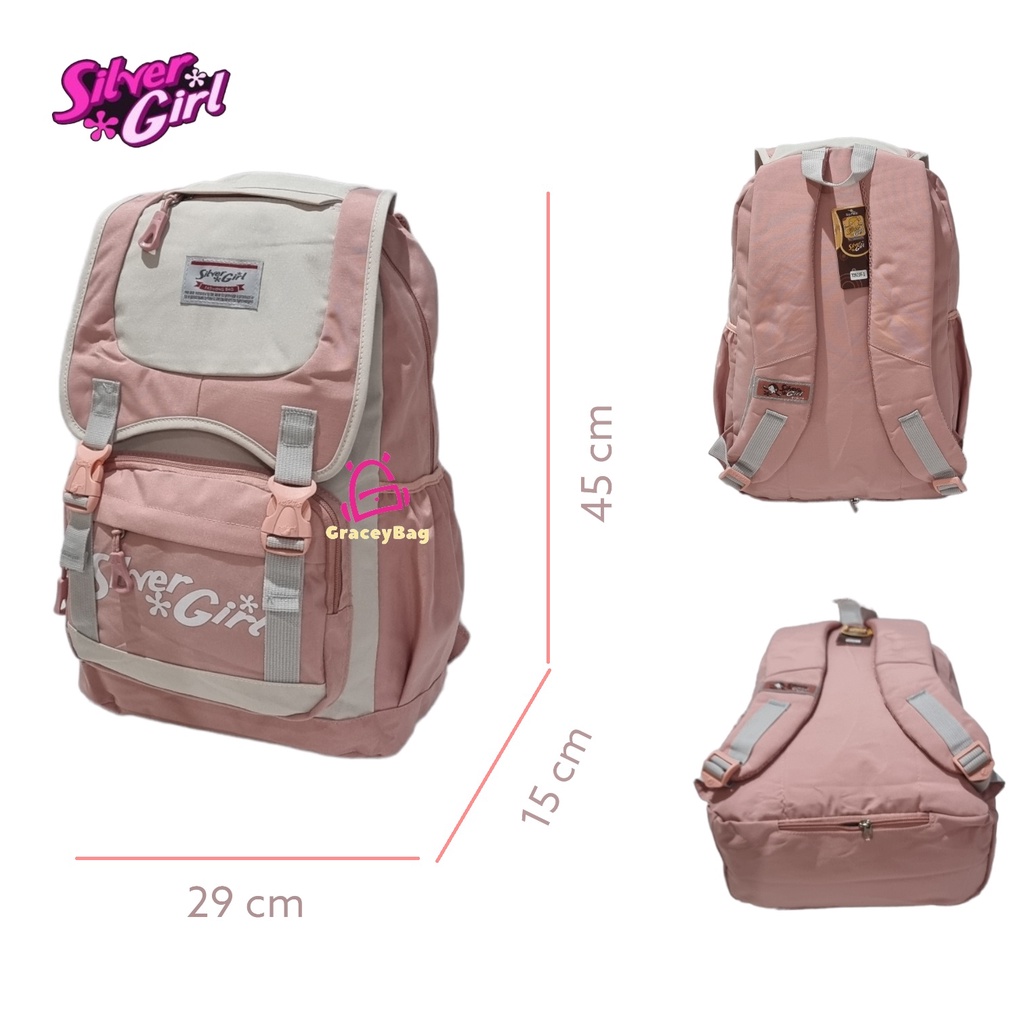 GB-70923F/70723F Tas Ransel Anak Perempuan / Remaja Silvergirl