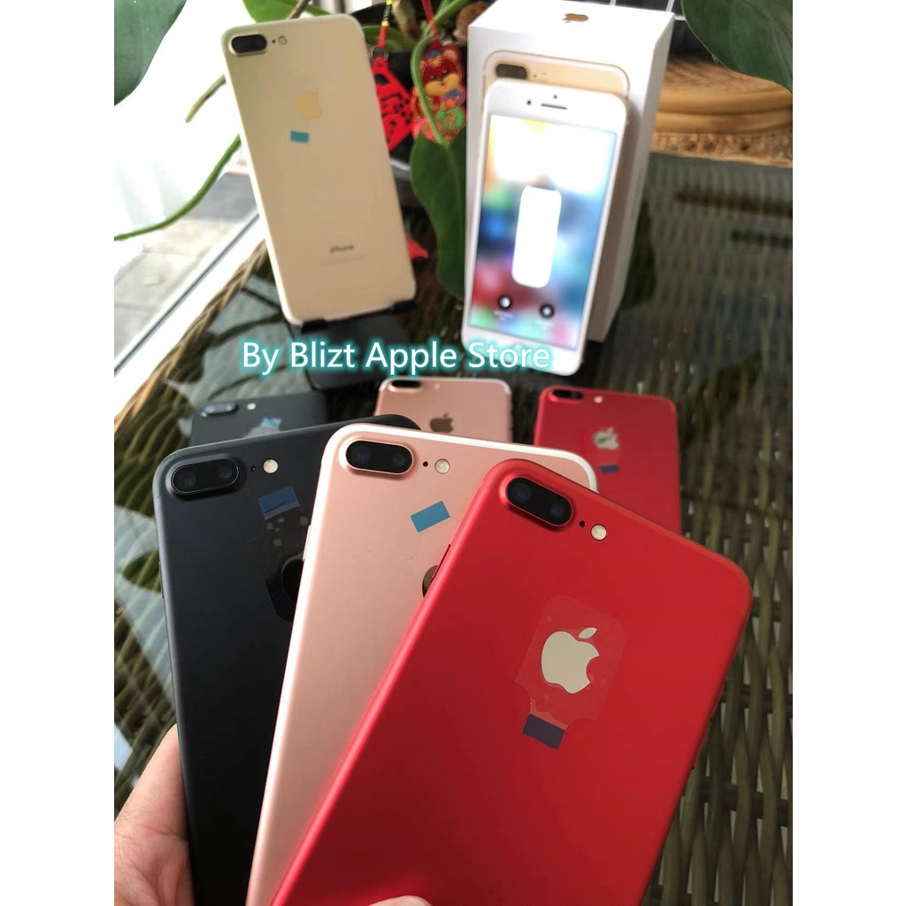 iPhone 7Plus 128GB All Sim Silent Fullset Original Second Mulus100% Like New 3utools All Green  (Garansi 1 Tahun)