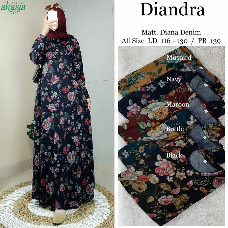 Gamis Diandra By Akasia Hijab