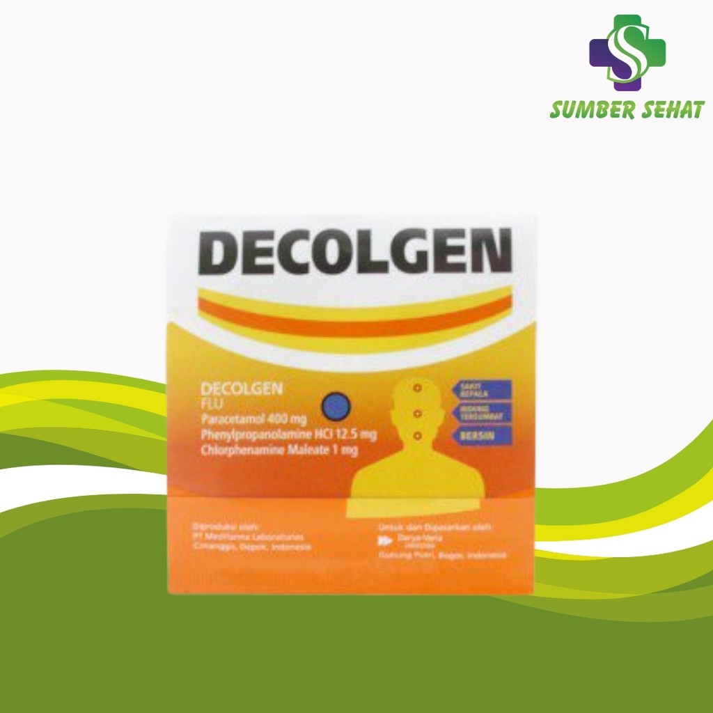 DECOLGEN TABLET STRIP