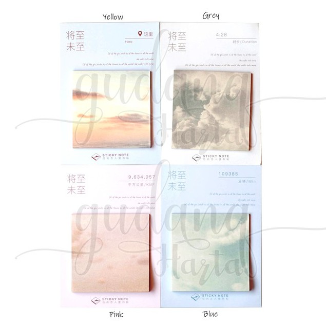 

Sticky Notes Awan Kotak Memo Lucu Imut Trand DIY Scrapbook GC 301369