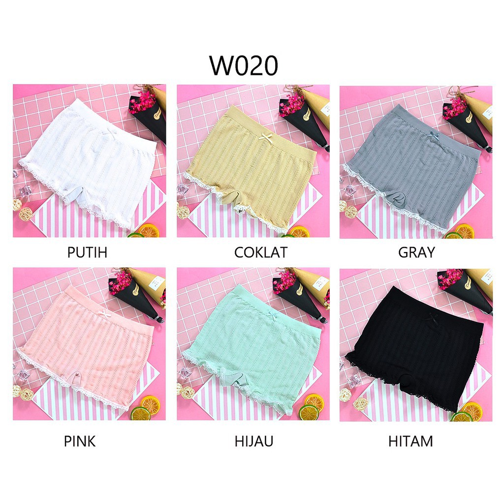 FYGALERYSURABAYA W020 Celana Short Wanita Hot Pants Underwear Dalaman Cewek