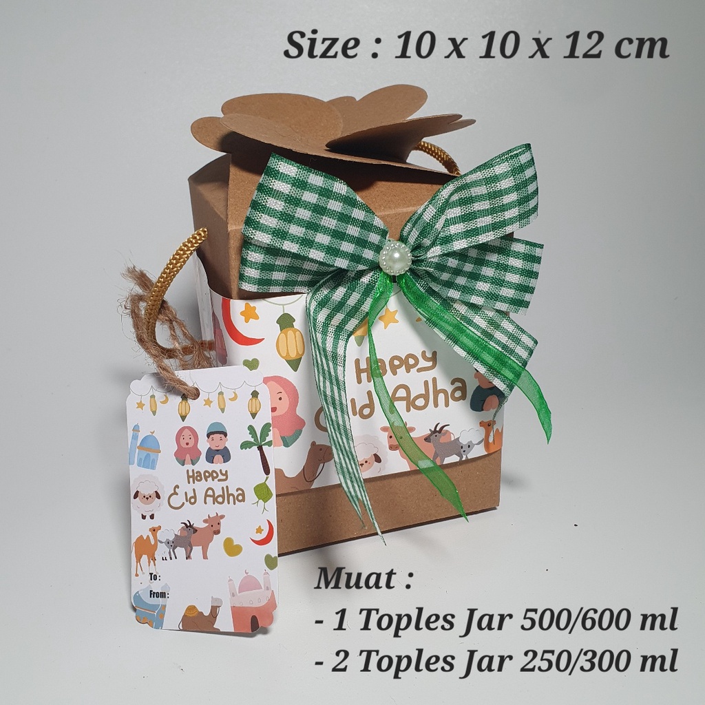 

Dus Hampers Lotus Mini Edisi Lebaran Idul Fitri Natal Imlek muat toples jar tabung 600ml dessert box