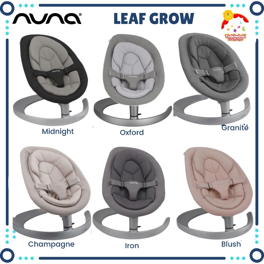 Nuna Leaf Grow dan TOYBAR mainan gantung sudah termasuk