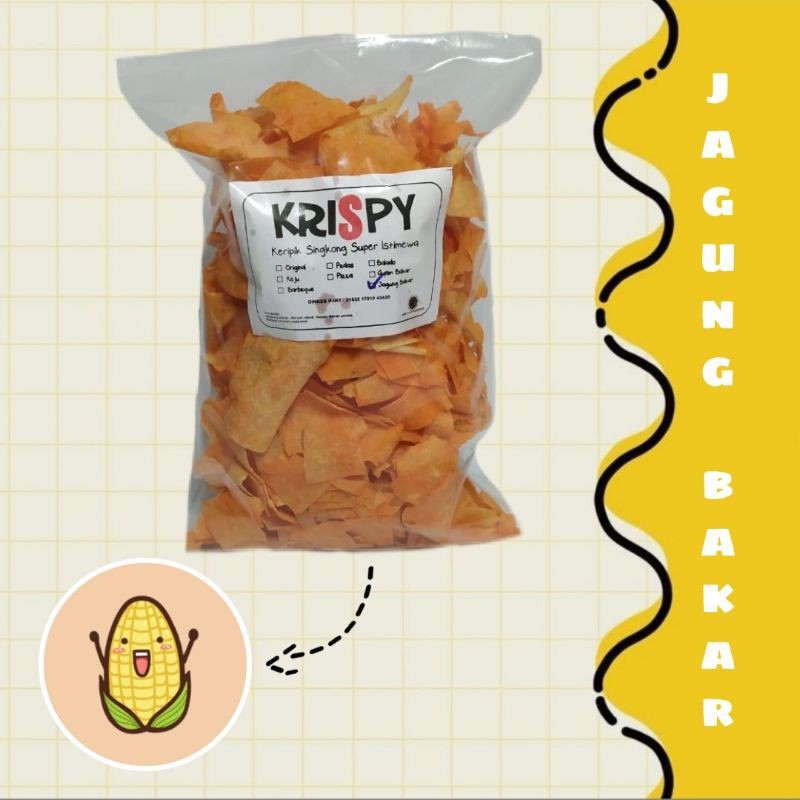 

Keripik singkong kripik tissue krispy 250 gram