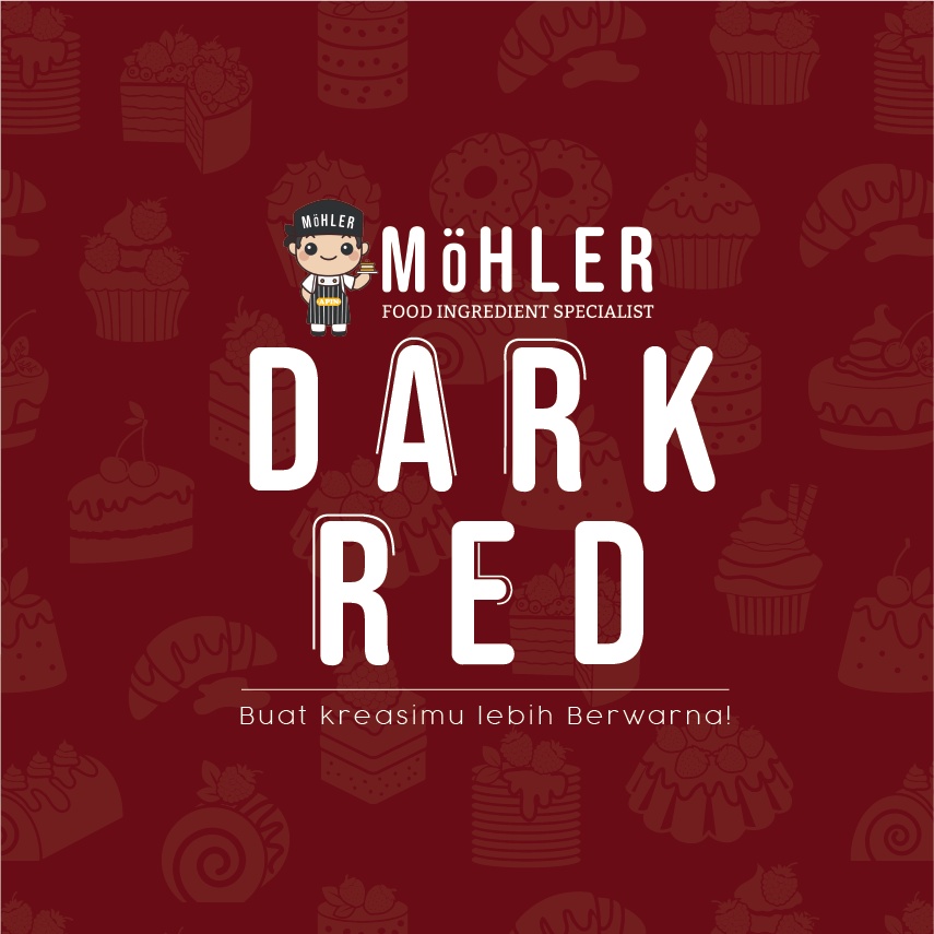 MOHLER Coloring Dark Red (KLIK KOMBO HEMAT UNTUK BELI 1 GRATIS 1)