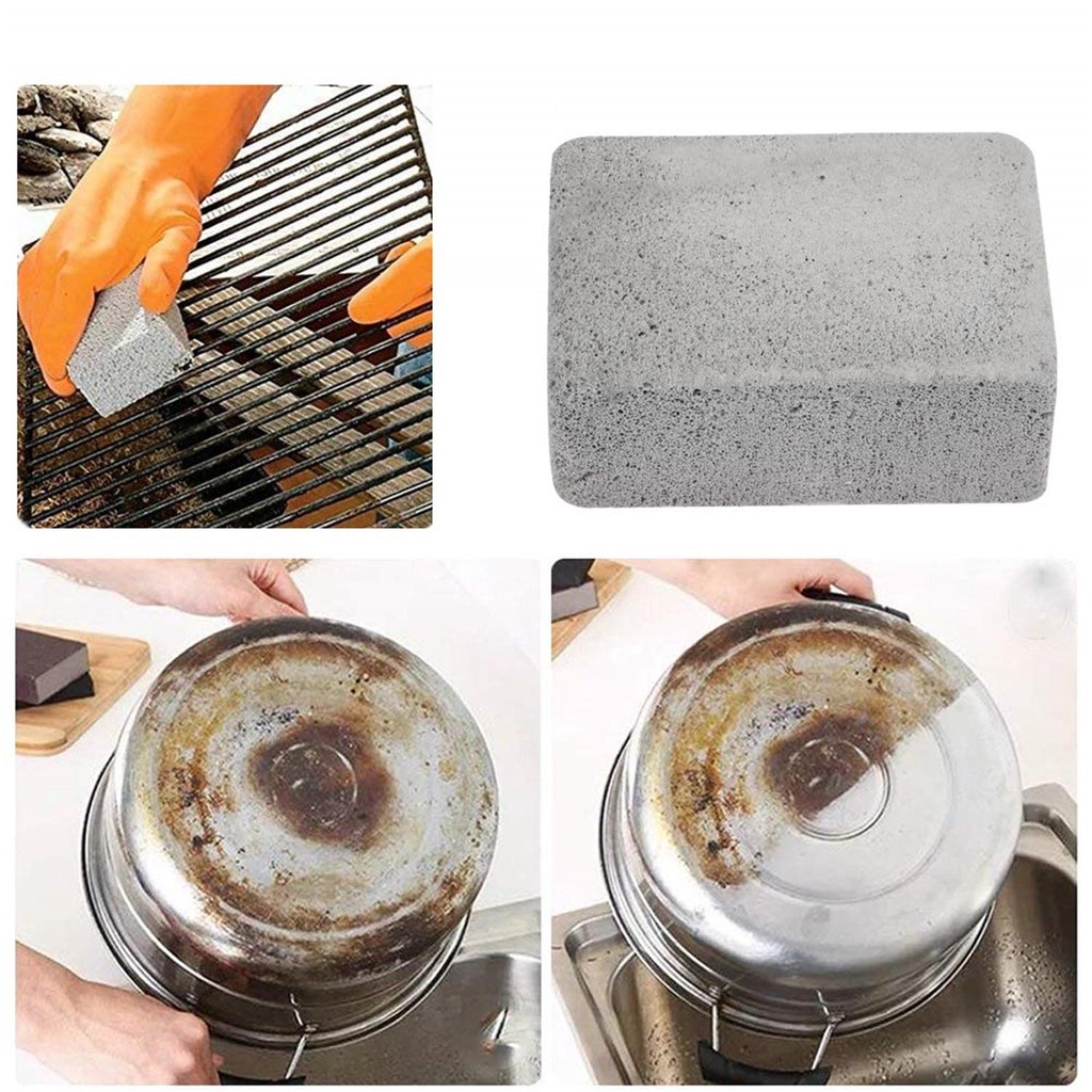 Solighter Cleaning Brick Block Grill Hias Gadget Pembersih Lemak Dapur