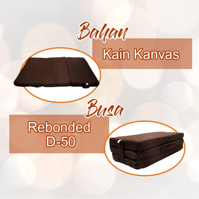 Matras / Bantal/Alas Meditasi (Bantal doa/duduk) Zabutton Dark Brown