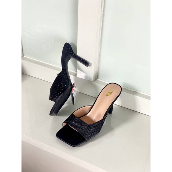 [7.7 Boombastis Sale⚡] - SANDAL WANITA HEELS IMPORT ZS470 SENDAL HAK TINGGI PREMIUM