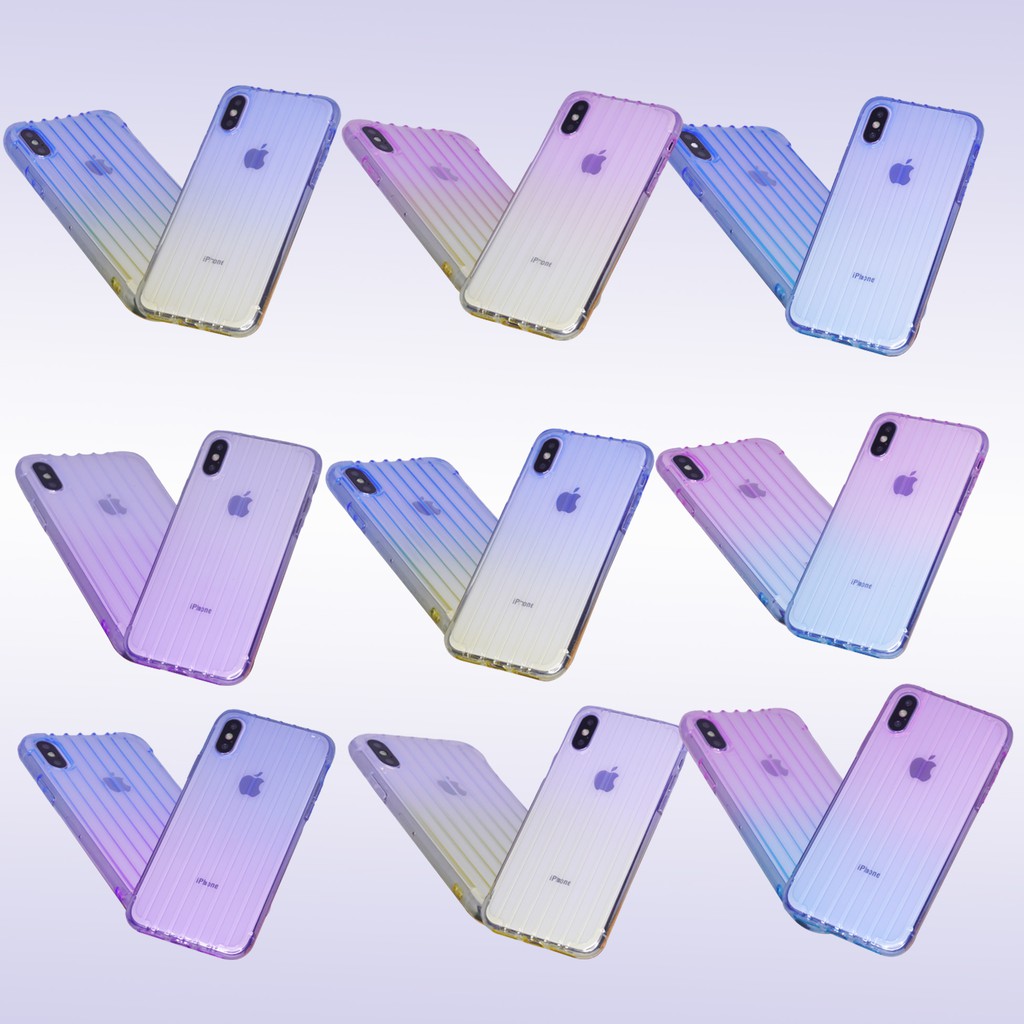 Softcase Clear  Oppo A7/A12/A5S - Oppo A9 2020 - Oppo A91 - Oppo A92 Motif Koper Colorway