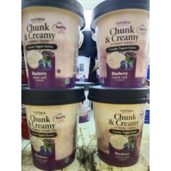 

yogurt chunk&creamy blueberry