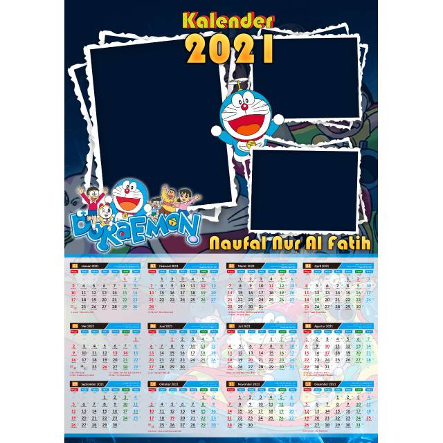 

Kalender A3 2021 custom + foto + text