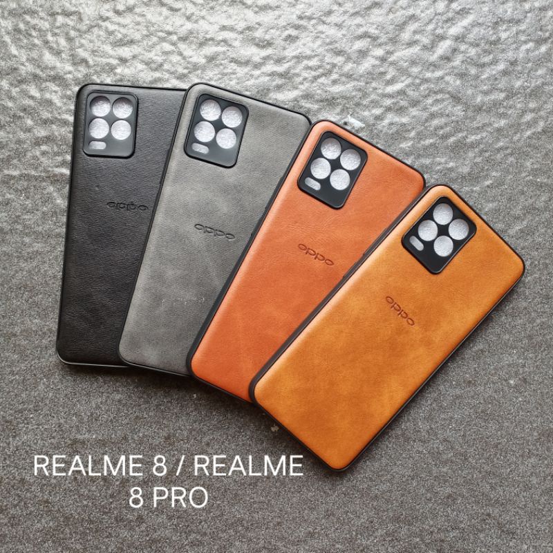 soft case REALME 8 . 8 PRO . leather kulit  MY CHOICE softcase softsell silikon cover