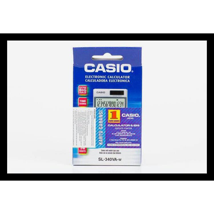 

Big Sale Casio Sl-340Va - Kalkulator Saku/Calculator Pocket Promo