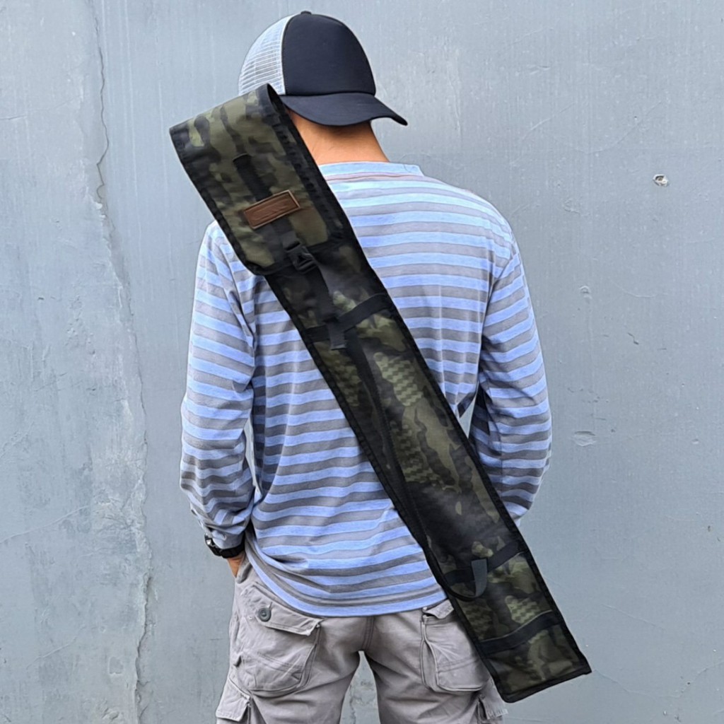 TAS JORAN PANCING TEGEG ukuran panjang 100cm 120cm 150cm model gulung lipat minimalis  bahan kanvas 