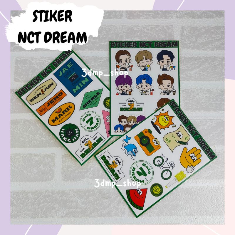 Stiker nct cafe dream