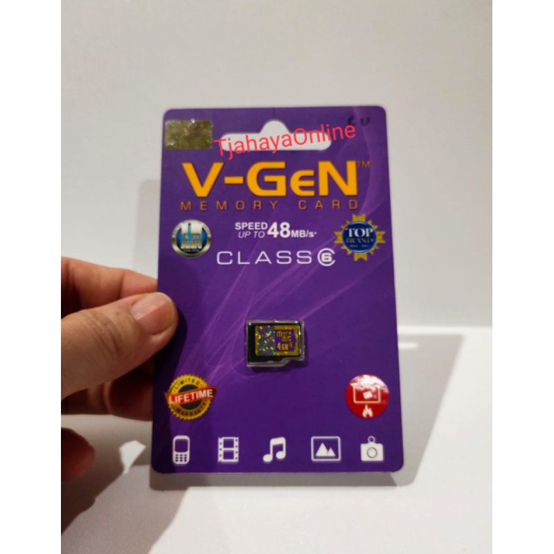 Memory Card VGen 4GB Class 6 Original