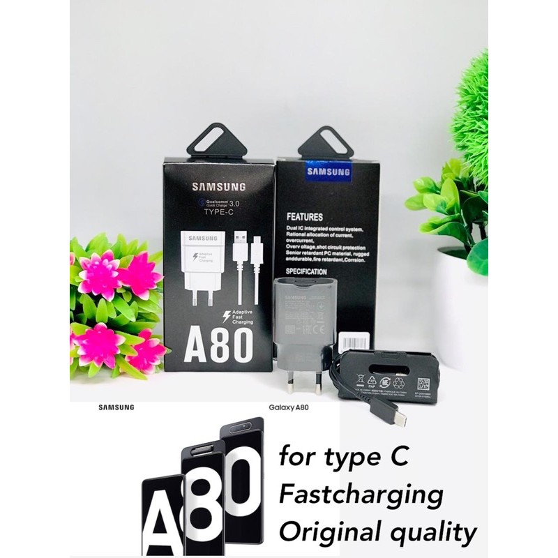 GROSIR CHARGER SAMSUNG A80 FAST CHARGING ORIGINAL TC SAM ORI A-80 QUALITY MICRO / TYPE C